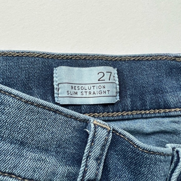 GAP Resolution slim straight vintage blue size 27 - Picture 7 of 14